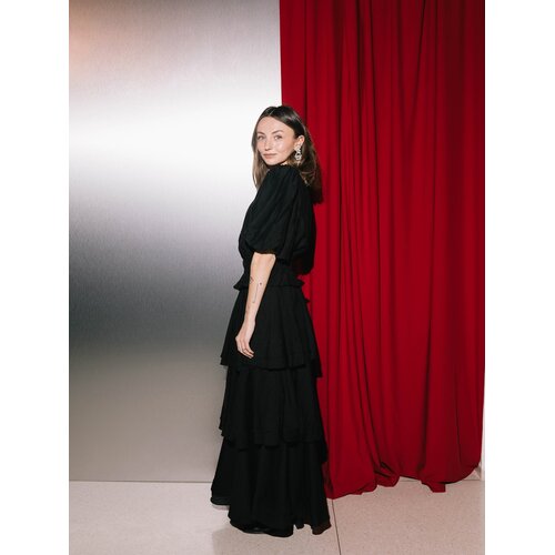 Reserved Bluza s puf rukavima - crno Cijene