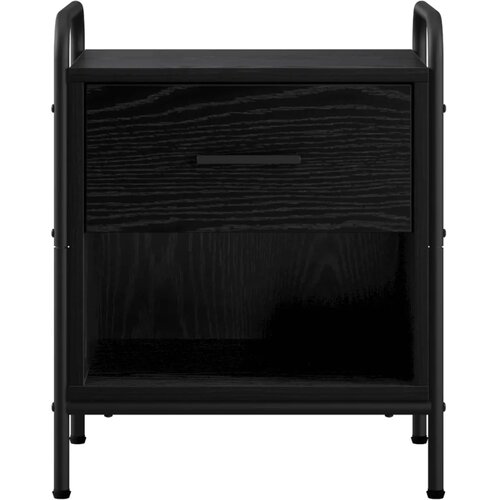  Noćni ormar Crni hrast 40 x 30 x 50 cm Konstruirano drvo - Crni hrast 1 Slike