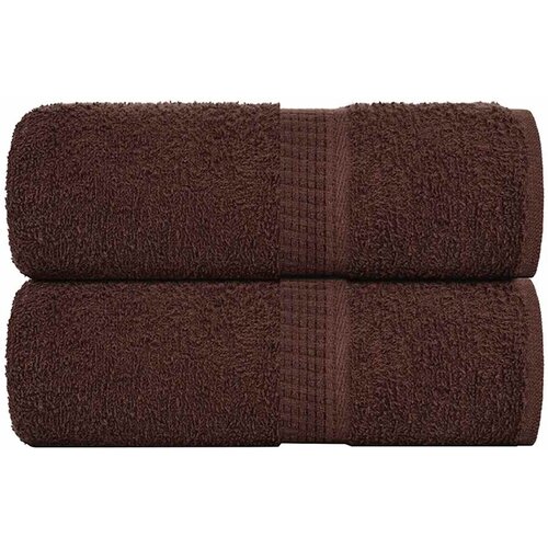 vidaXL Ručnici za pranje ŽABA 2 kom. Smeđe 30x30 cm 360 g/m&sup2; - Smeđa 30 x 30 cm 2 Cijene