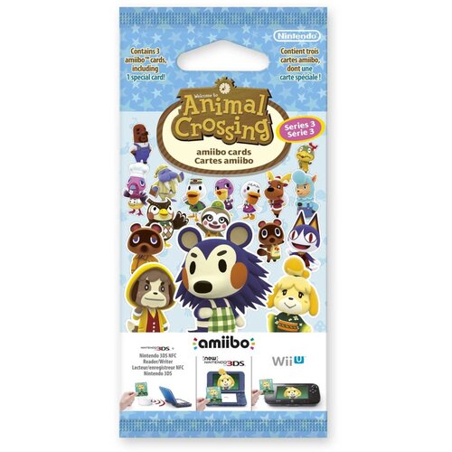 Nintendo Interaktivna Igračka Nintendo Animal Crossing amiibo Cards Triple Pack - Series 3 Pack 3 Dijelovi Slike