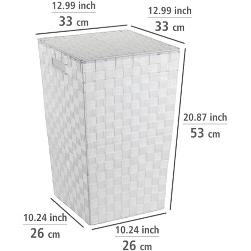 Wenko 22277100 - Korpa ADRIA 33x53 cm bela Cene