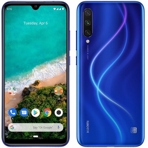 Ecofone Obnovljeno - znaki rabe - Mi A3 moder 64 GB 4 GB ram dual sim, (5000002168) Cene