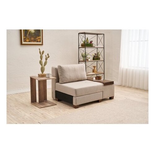 Atelier Del Sofa fotelja na razvlačenje perenna linen right cream Slike
