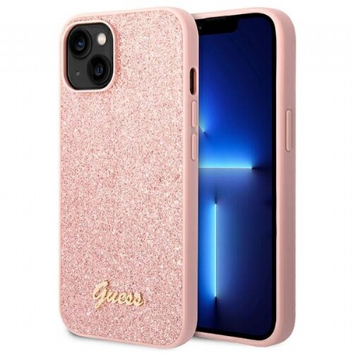 Guess gUHCP14MHGGSHP ovitek za iPhone 14 Plus 6.7 - roza z bleščicami Cene