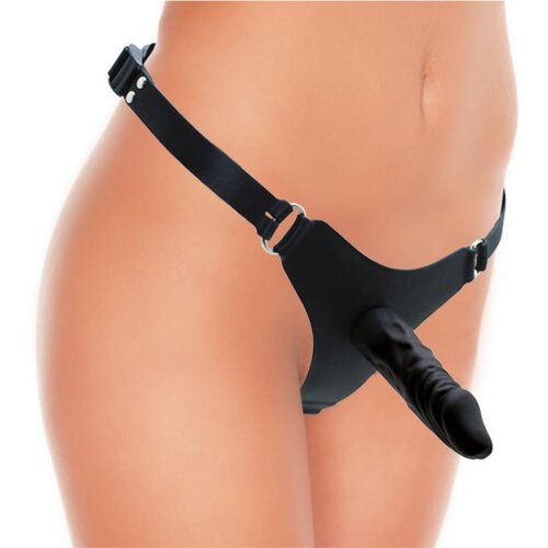  Rimba latex igra arnés z dildo 12 cm, (21078474) Cene