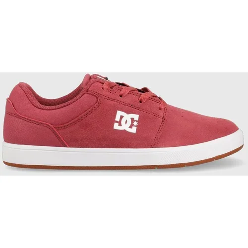 DC Čevlji iz semiša rdeča barva