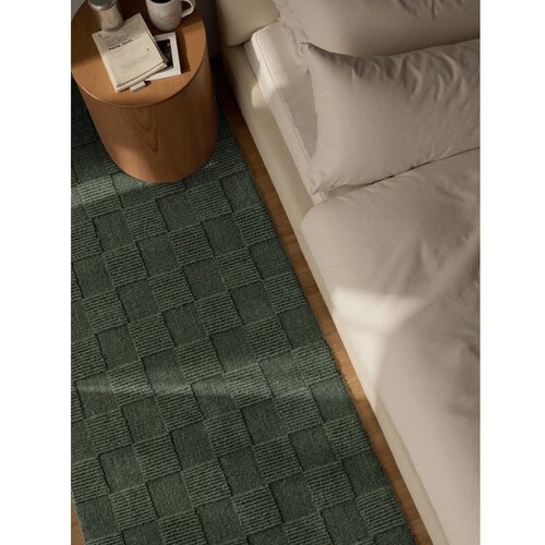 Villeroy Boch Temno zelen ročno tkan volnen tekač 80x200 cm Scala &amp;ndash; Slike