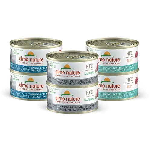 Almo Nature Ekonomično pakiranje HFC Natural 24 x 70 g - HFC miješano pakiranje tuna (3 vrste)