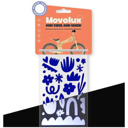 Movolux visoko odsevne nalepke Doodle Shine, modre Slike