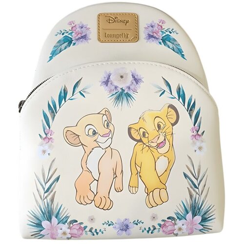 LION KING Loungefly mini ruksak Disney Simba &amp;amp; Nala Floral 26 cm Slike