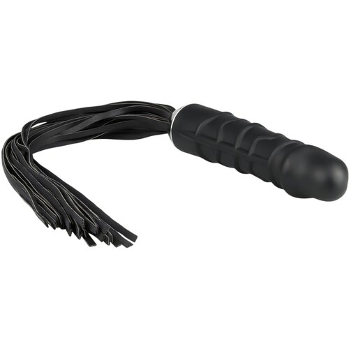 EasyToys - Fetish Collection Dildo z bičem - črn Cene