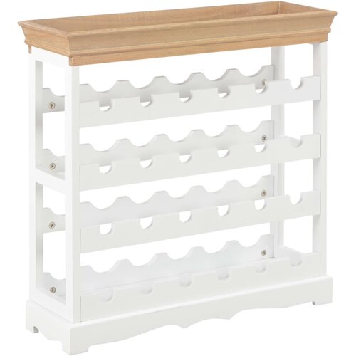 Ormarić za vino bijeli 70 x 22,5 x 70,5 cm MDF Cijene