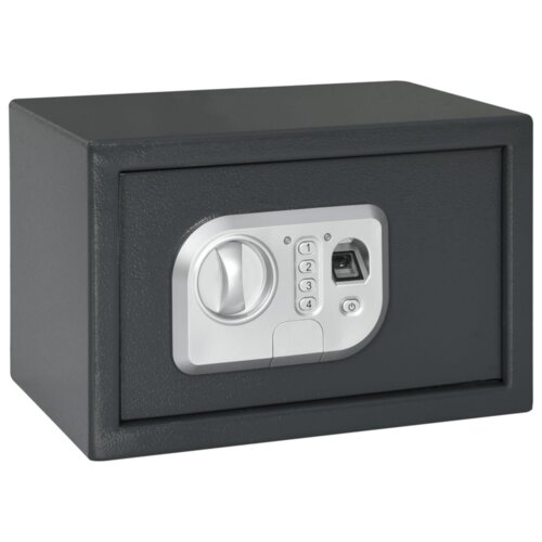 vidaXL elektronski digitalni sef s otiskom prsta 20x31x20 cm Čelik Cijene