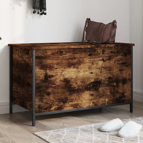  Klupa za pohranu boja hrasta 80x42,5x50cm od konstruiranog drva Cene