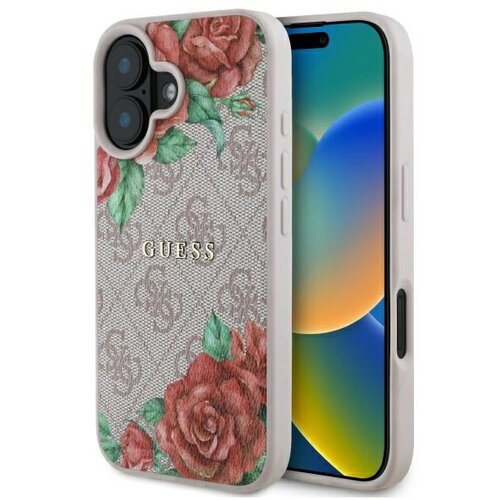 Guess OVITEK HARDCASE IPHONE 16 6.1'' ROZA ZA MAGSAFE 4G ROŽE, (21971462) Cene