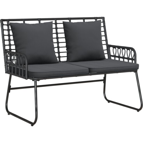 VidaXL Set vrtnih namje&amp;scaron;taja Crna, Antracit 113 x 69 x 83 cm Slike