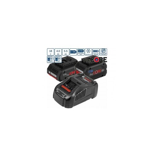 Starter set bosch procore 18V 5.5Ah + procore 18V 4.0Ah Slike