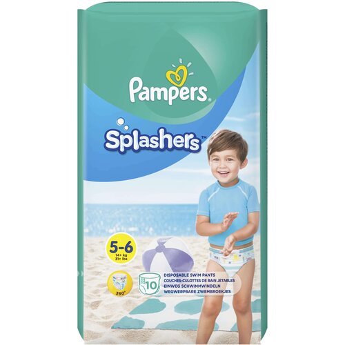 Pampers pelene za kupanje pampers splashers veličina 5/6 (14+ kg) 10 komada Slike