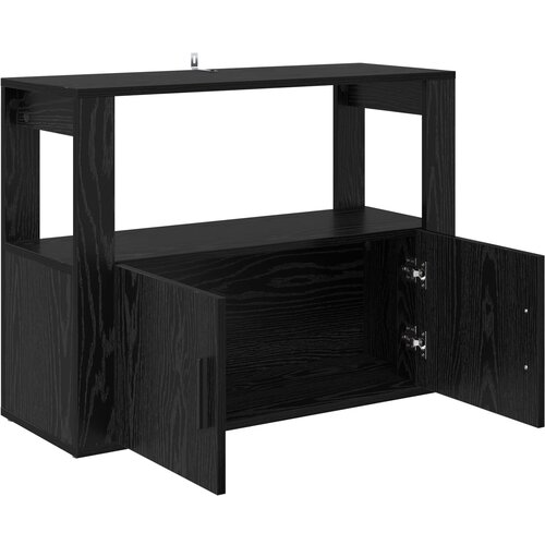  Kreveta Crni hrast 80 x 30 x 60 cm Konstruirano drvo Slike