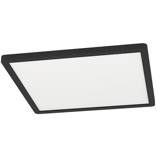 Eglo LED stropna svetilka Minerario (16,4 W, Do x Š x V: 29 x 29 x 3 cm, Črna, Toplo bela) Cene