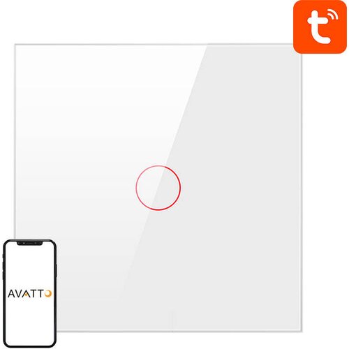 Avatto ZTS02-EU-W1 1 Way ZigBee pametni prekidač TUYA bijeli Cijene