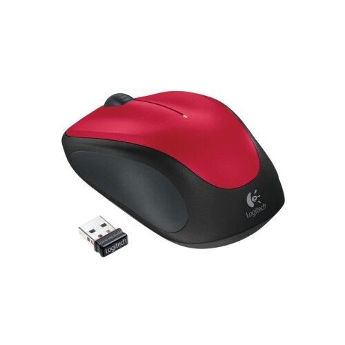 Logitech M235 Wireless mini mi&amp;scaron;ka, rdeča Slike