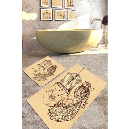  Malurus camelbrown bathmat set (2 pieces) Cene