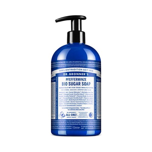 DR. BRONNER&amp;#039;S Sapun sa paprenom metvicom i &amp;scaron;ećerom - 710 ml Slike