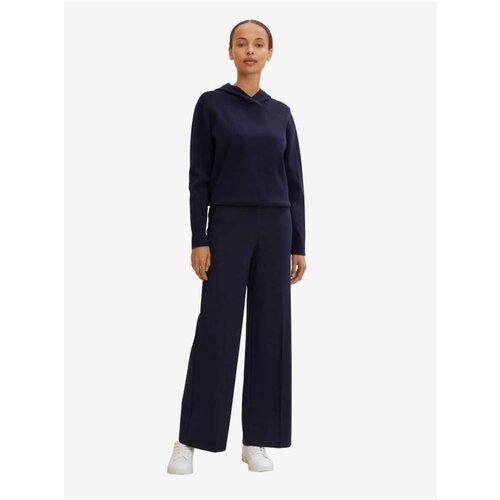 Tom Tailor Dark Blue Women&amp;#039;s Wide Pants - Women Slike