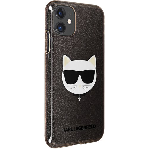 Karl Lagerfeld Maska za iPhone 12 Mini zlatna Karl Lagerfeld Glitter Cat Cene