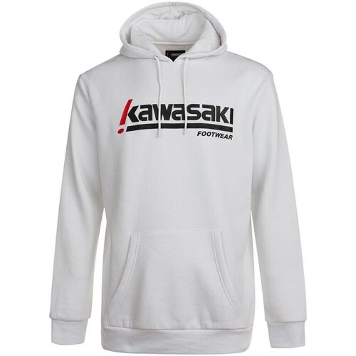 Kawasaki Puloverji Killa Unisex Hooded Sweatshirt K202153 1001 Black Bela Cene