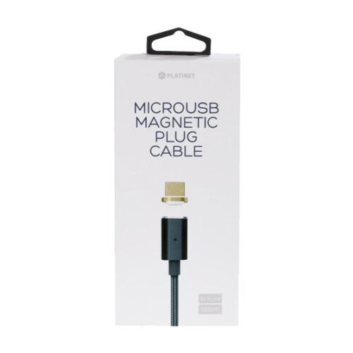 Micro platinet kabl PUCMPM1B microusb-usb magnet svetleci 1.2m crni ( 003235 ) Cene