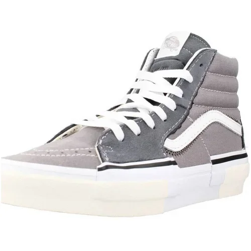 Vans Modne superge SK8-HI RECONSTRUCT Siva