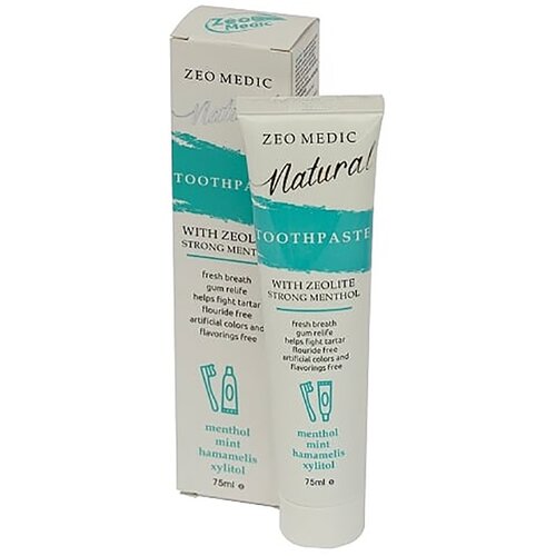 Zeo Medic pasta za zube sa zeolitom menta pepermint 75ml Slike