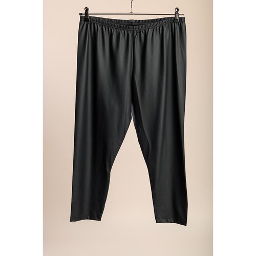Fenzy Plus Size Oprijete Hlače, Črne Slike