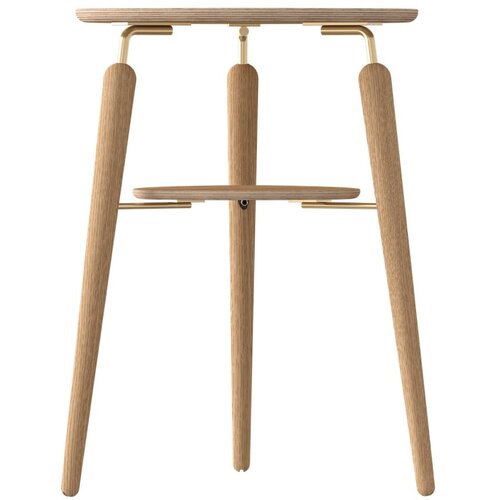 UMAGE Okrugao stolić za kavu od punog hrasta u prirodnoj boji &amp;oslash; 46 cm My Spot &amp;ndash; Slike