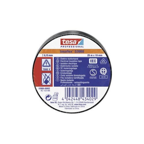 Tesa flex IEC 53988-00002-00 izolacijska traka crna (D x Š) 25 m x 19 mm 1 St. Cijene