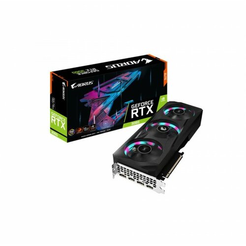 Gigabyte NVidia GeForce RTX 3060 ELITE 12GB 192bit GV-N3060AORUS E-12GD rev 2.0 LHR grafička kartica Slike