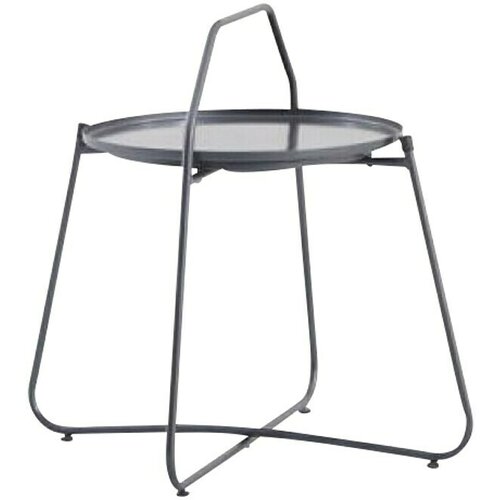 SUNFUN Okrugli vrtni pomoćni stolić Maja (Ø x V: 13 mm x 60,5 cm, Antracit) Cijene