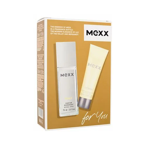 Mexx Woman darilni set deodorant 75 ml + gel za prhanje 50 ml za ženske