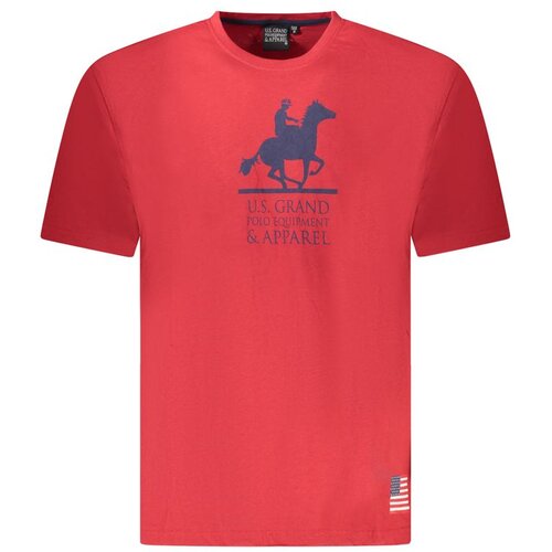 U.S. Grand Polo Club US Grand Polo Mu&amp;scaron;ka Majica Kratkih Rukava Crvena Slike