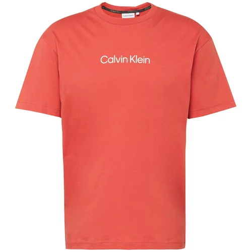 Calvin Klein Majica 'HERO' svijetlocrvena / bijela