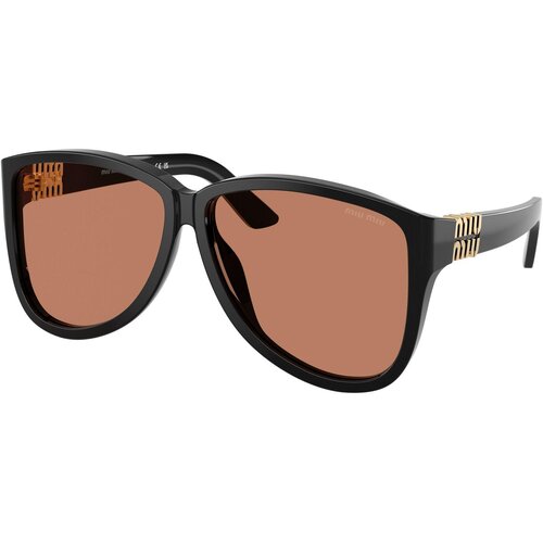 Miu Miu MUA08S 16K90Q ONE SIZE (61) Črna/Rjava Cene
