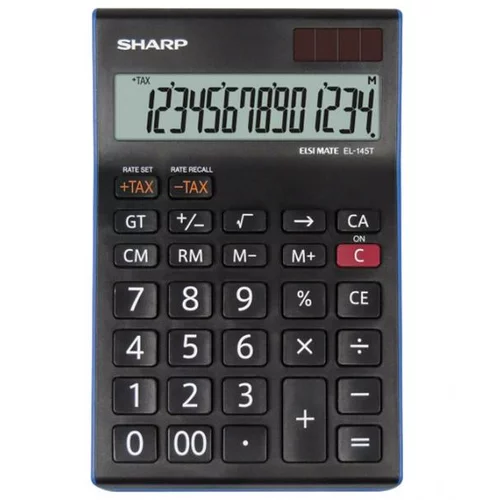 Sharp Kalkulator, el145tbl, 14m, namizni EL145TBL
