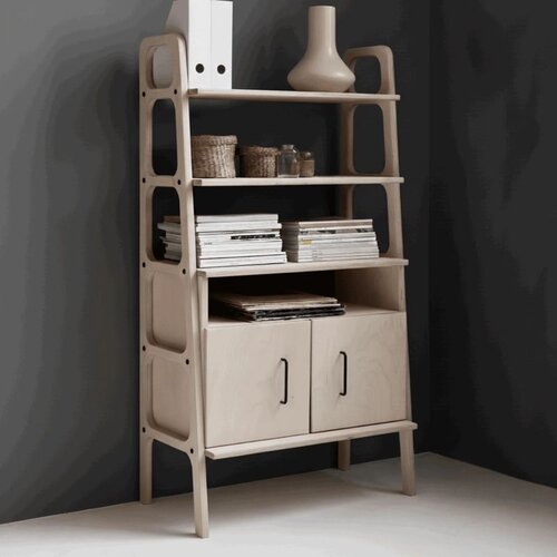 Hanah home polica za knjige CPT4673-75, 75 cm, prirodno drvo Cene