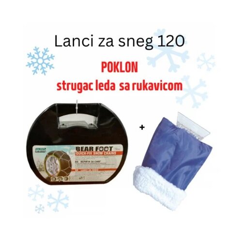 Autopractic lanci za sneg 120 plus poklon Strugač leda sa rukavicom Cene
