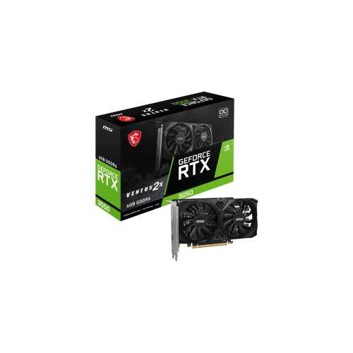 VGA MSI NVIDIA GeForce RTX 3050 VENTUS 2X 6G OC 6GB GDDR6/96bit, 1xDP, 2xHDMI Slike