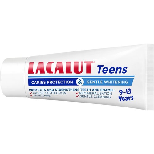 Lacalut Teens Caries Protection &amp;amp; Gentle Whitening zobna pasta za otroke 9-13 years 55 ml Slike