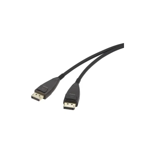 Renkforce DisplayPort Priključni kabel [1x Muški konektor DisplayPort - 1x Muški konektor DisplayPort] 20 m Crna