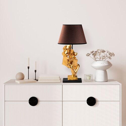 Opviq FIGURA-15292 goldbrown table lamp Cene